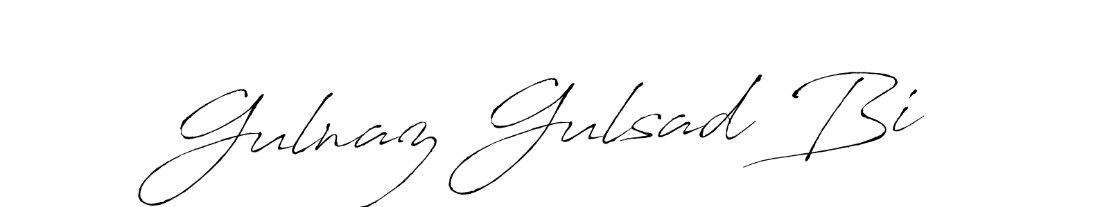 Gulnaz Gulsad Bi stylish signature style. Best Handwritten Sign (Antro_Vectra) for my name. Handwritten Signature Collection Ideas for my name Gulnaz Gulsad Bi. Gulnaz Gulsad Bi signature style 6 images and pictures png