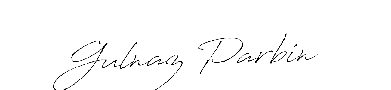 Create a beautiful signature design for name Gulnaz Parbin. With this signature (Antro_Vectra) fonts, you can make a handwritten signature for free. Gulnaz Parbin signature style 6 images and pictures png