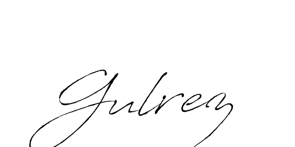 Create a beautiful signature design for name Gulrez. With this signature (Antro_Vectra) fonts, you can make a handwritten signature for free. Gulrez signature style 6 images and pictures png