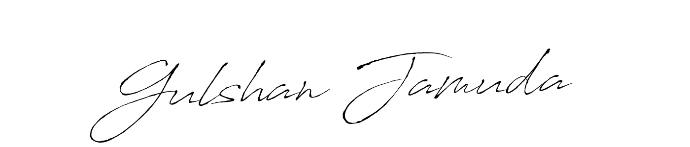 Use a signature maker to create a handwritten signature online. With this signature software, you can design (Antro_Vectra) your own signature for name Gulshan Jamuda. Gulshan Jamuda signature style 6 images and pictures png