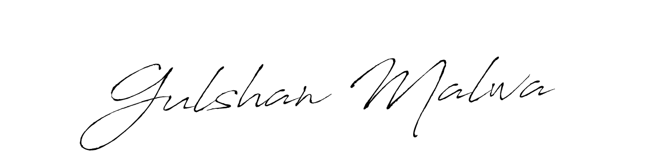 Make a beautiful signature design for name Gulshan Malwa. Use this online signature maker to create a handwritten signature for free. Gulshan Malwa signature style 6 images and pictures png