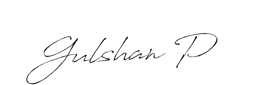 It looks lik you need a new signature style for name Gulshan P. Design unique handwritten (Antro_Vectra) signature with our free signature maker in just a few clicks. Gulshan P signature style 6 images and pictures png