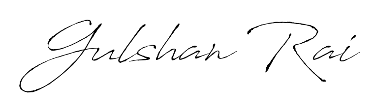 The Antro_Vectra font gives name Gulshan Rai a signature that looks effortless yet distinguished. Download high-res PNG instantly. Gulshan Rai signature style 6 images and pictures png