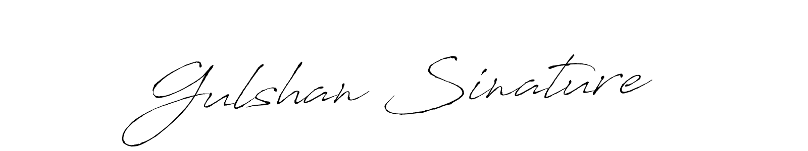 How to make Gulshan Sinature signature? Antro_Vectra is a professional autograph style. Create handwritten signature for Gulshan Sinature name. Gulshan Sinature signature style 6 images and pictures png