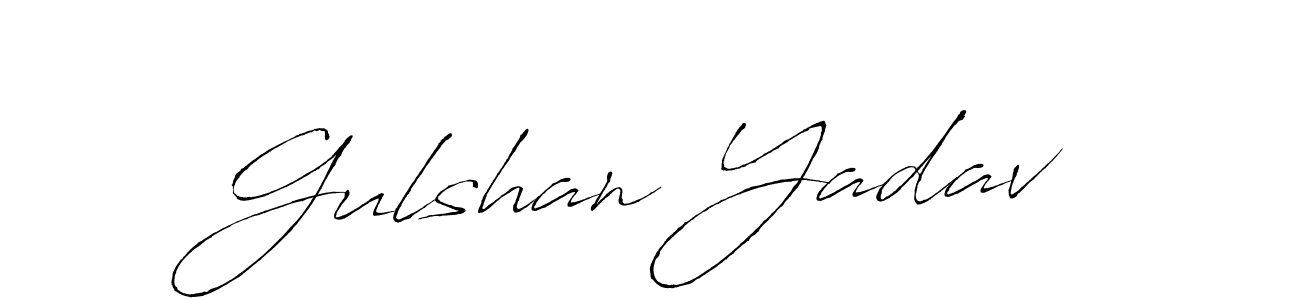 Make a beautiful signature design for name Gulshan Yadav. Use this online signature maker to create a handwritten signature for free. Gulshan Yadav signature style 6 images and pictures png