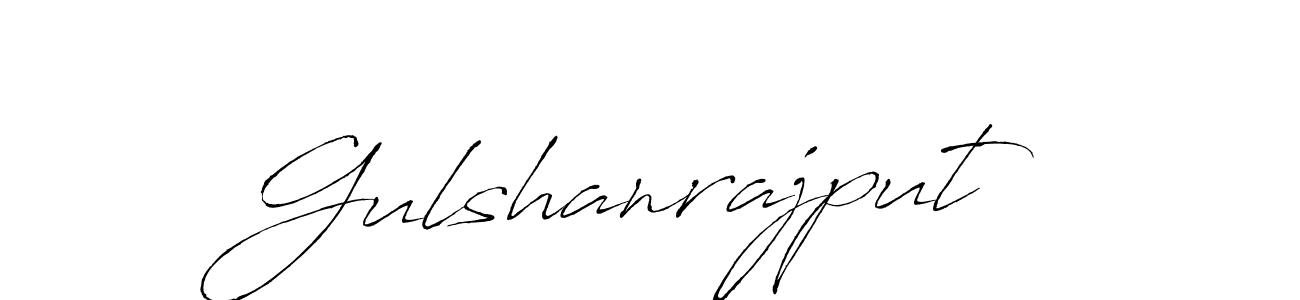 Create a beautiful signature design for name Gulshanrajput. With this signature (Antro_Vectra) fonts, you can make a handwritten signature for free. Gulshanrajput signature style 6 images and pictures png