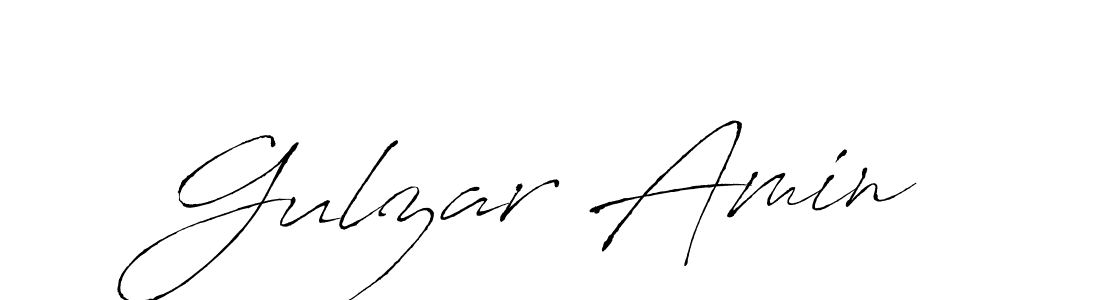 Create a beautiful signature design for name Gulzar Amin. With this signature (Antro_Vectra) fonts, you can make a handwritten signature for free. Gulzar Amin signature style 6 images and pictures png