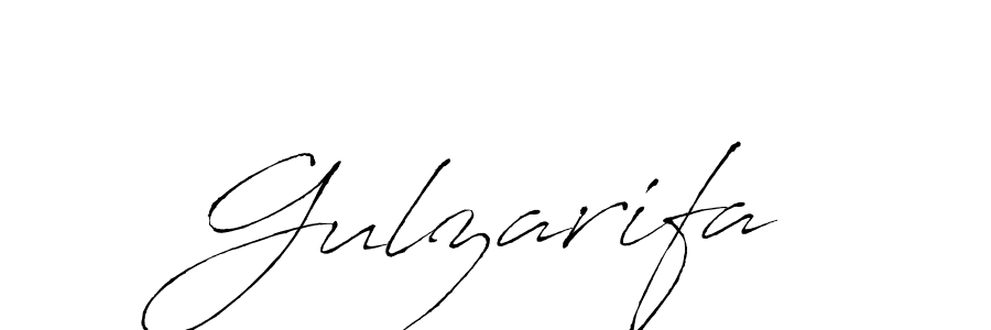 How to make Gulzarifa name signature. Use Antro_Vectra style for creating short signs online. This is the latest handwritten sign. Gulzarifa signature style 6 images and pictures png
