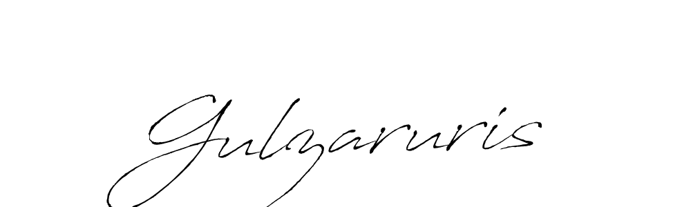 Also You can easily find your signature by using the search form. We will create Gulzaruris name handwritten signature images for you free of cost using Antro_Vectra sign style. Gulzaruris signature style 6 images and pictures png