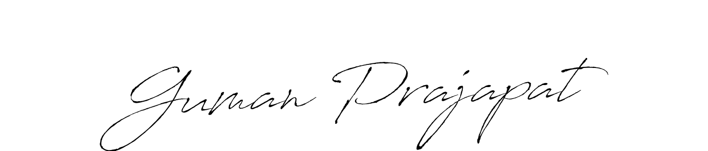 You should practise on your own different ways (Antro_Vectra) to write your name (Guman Prajapat) in signature. don't let someone else do it for you. Guman Prajapat signature style 6 images and pictures png