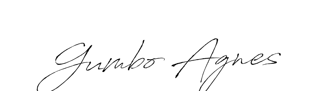 The best way (Antro_Vectra) to make a short signature is to pick only two or three words in your name. The name Gumbo Agnes include a total of six letters. For converting this name. Gumbo Agnes signature style 6 images and pictures png