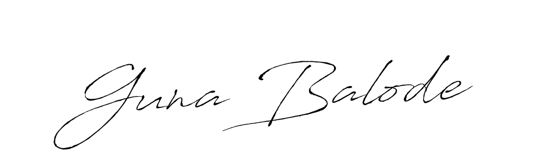 The best way (Antro_Vectra) to make a short signature is to pick only two or three words in your name. The name Guna Balode include a total of six letters. For converting this name. Guna Balode signature style 6 images and pictures png