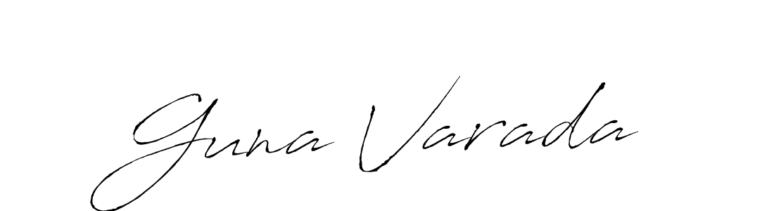 Also we have Guna Varada name is the best signature style. Create professional handwritten signature collection using Antro_Vectra autograph style. Guna Varada signature style 6 images and pictures png