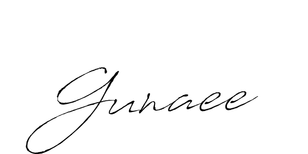 Also we have Gunaee name is the best signature style. Create professional handwritten signature collection using Antro_Vectra autograph style. Gunaee signature style 6 images and pictures png