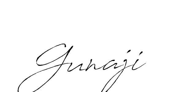 It looks lik you need a new signature style for name Gunaji. Design unique handwritten (Antro_Vectra) signature with our free signature maker in just a few clicks. Gunaji signature style 6 images and pictures png