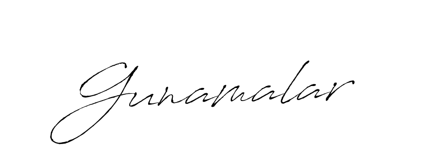 Make a beautiful signature design for name Gunamalar. With this signature (Antro_Vectra) style, you can create a handwritten signature for free. Gunamalar signature style 6 images and pictures png