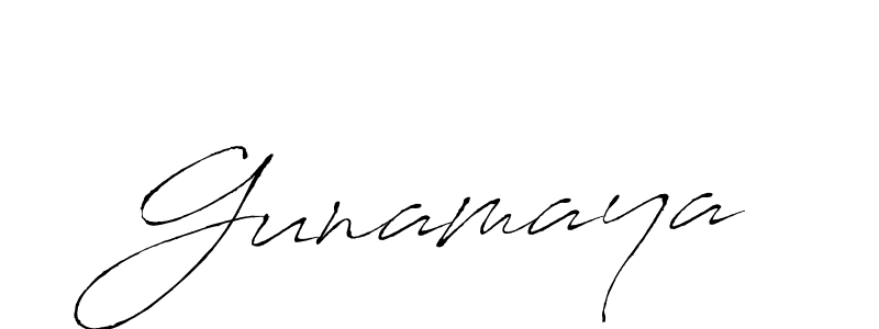 Once you've used our free online signature maker to create your best signature Antro_Vectra style, it's time to enjoy all of the benefits that Gunamaya name signing documents. Gunamaya signature style 6 images and pictures png