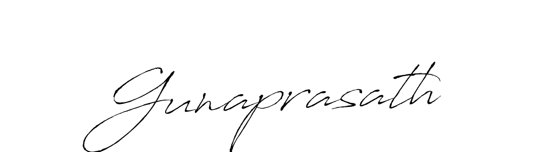 Design your own signature with our free online signature maker. With this signature software, you can create a handwritten (Antro_Vectra) signature for name Gunaprasath. Gunaprasath signature style 6 images and pictures png