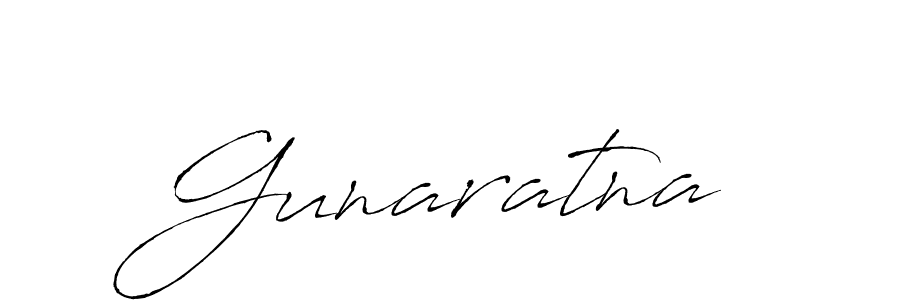 Create a beautiful signature design for name Gunaratna. With this signature (Antro_Vectra) fonts, you can make a handwritten signature for free. Gunaratna signature style 6 images and pictures png