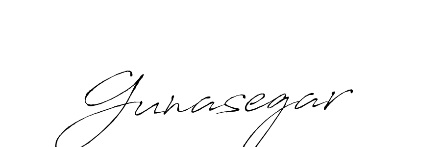 Design your own signature with our free online signature maker. With this signature software, you can create a handwritten (Antro_Vectra) signature for name Gunasegar. Gunasegar signature style 6 images and pictures png