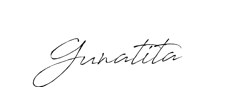 Make a beautiful signature design for name Gunatita. Use this online signature maker to create a handwritten signature for free. Gunatita signature style 6 images and pictures png