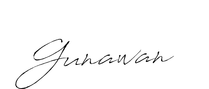 How to make Gunawan name signature. Use Antro_Vectra style for creating short signs online. This is the latest handwritten sign. Gunawan signature style 6 images and pictures png