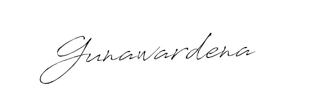 Design your own signature with our free online signature maker. With this signature software, you can create a handwritten (Antro_Vectra) signature for name Gunawardena. Gunawardena signature style 6 images and pictures png