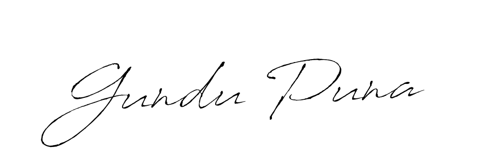 You should practise on your own different ways (Antro_Vectra) to write your name (Gundu Puna) in signature. don't let someone else do it for you. Gundu Puna signature style 6 images and pictures png