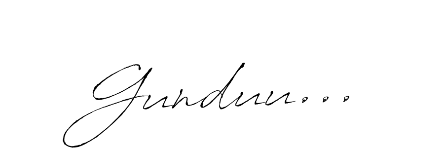 Use a signature maker to create a handwritten signature online. With this signature software, you can design (Antro_Vectra) your own signature for name Gunduu.... Gunduu... signature style 6 images and pictures png