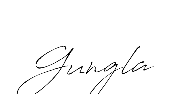 How to Draw Gungla signature style? Antro_Vectra is a latest design signature styles for name Gungla. Gungla signature style 6 images and pictures png