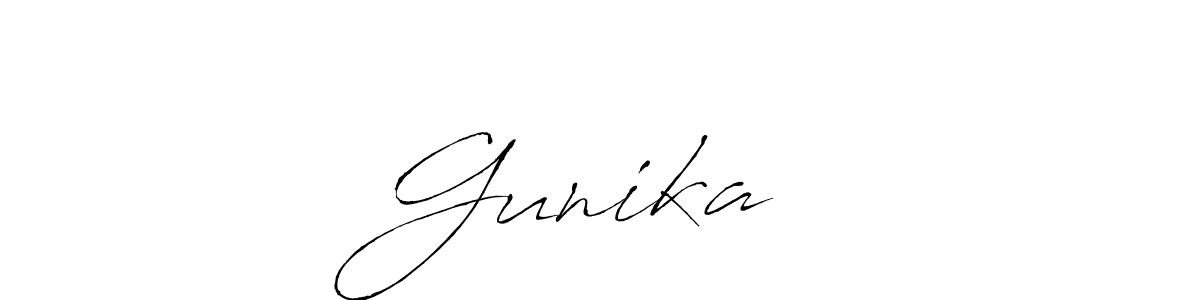 You should practise on your own different ways (Antro_Vectra) to write your name (Gunika♥︎) in signature. don't let someone else do it for you. Gunika♥︎ signature style 6 images and pictures png