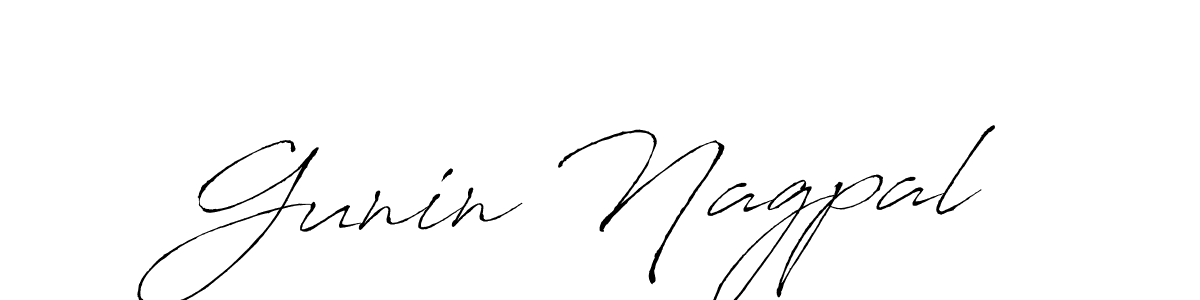 You should practise on your own different ways (Antro_Vectra) to write your name (Gunin Nagpal) in signature. don't let someone else do it for you. Gunin Nagpal signature style 6 images and pictures png