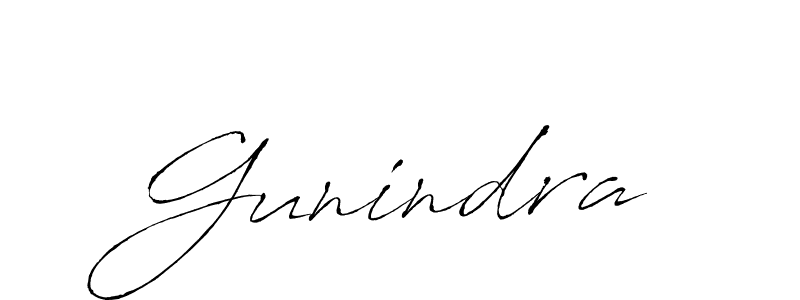 Design your own signature with our free online signature maker. With this signature software, you can create a handwritten (Antro_Vectra) signature for name Gunindra. Gunindra signature style 6 images and pictures png