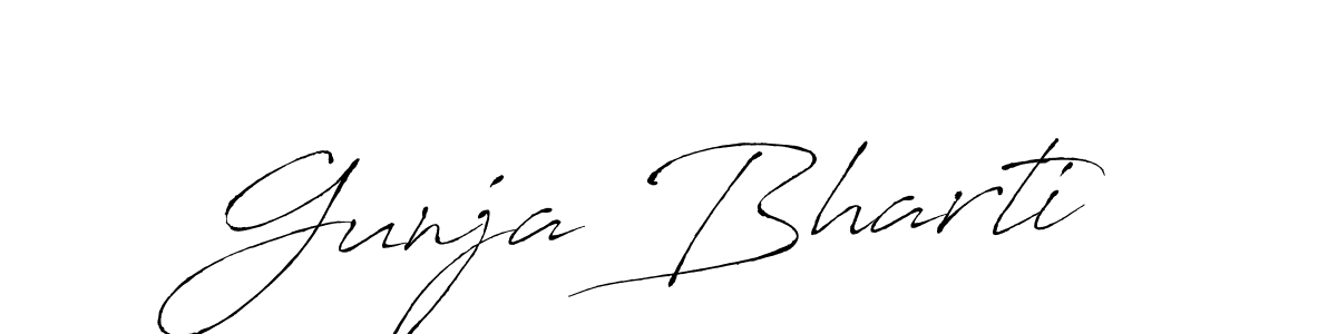 How to Draw Gunja Bharti signature style? Antro_Vectra is a latest design signature styles for name Gunja Bharti. Gunja Bharti signature style 6 images and pictures png