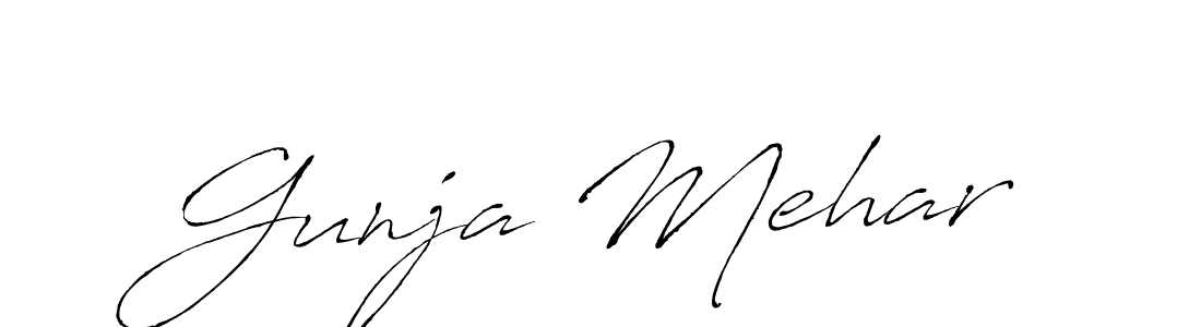 Here are the top 10 professional signature styles for the name Gunja Mehar. These are the best autograph styles you can use for your name. Gunja Mehar signature style 6 images and pictures png