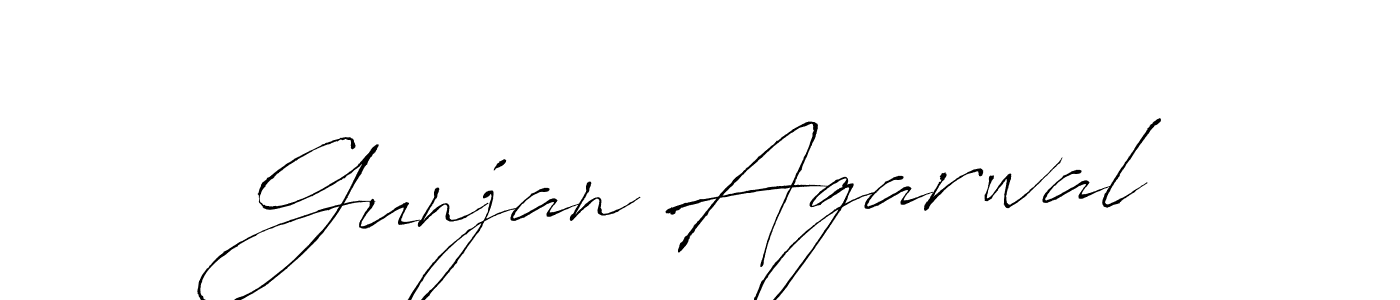 Use a signature maker to create a handwritten signature online. With this signature software, you can design (Antro_Vectra) your own signature for name Gunjan Agarwal. Gunjan Agarwal signature style 6 images and pictures png