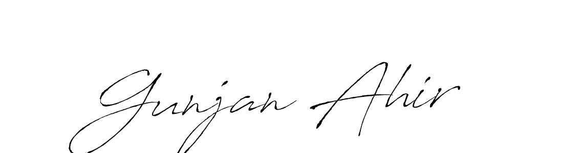 See photos of Gunjan Ahir official signature by Spectra . Check more albums & portfolios. Read reviews & check more about Antro_Vectra font. Gunjan Ahir signature style 6 images and pictures png