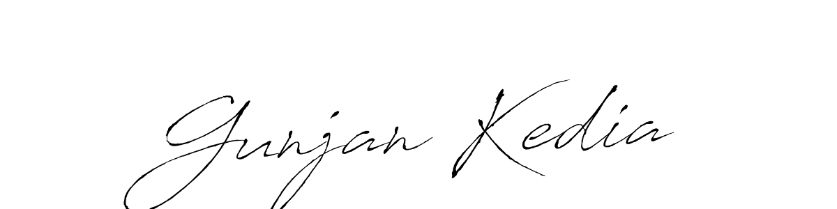 How to make Gunjan Kedia signature? Antro_Vectra is a professional autograph style. Create handwritten signature for Gunjan Kedia name. Gunjan Kedia signature style 6 images and pictures png
