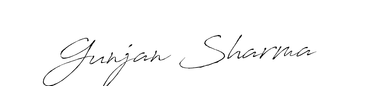 This is the best signature style for the Gunjan Sharma name. Also you like these signature font (Antro_Vectra). Mix name signature. Gunjan Sharma signature style 6 images and pictures png
