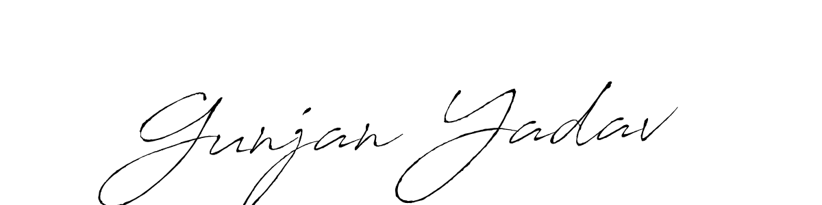 Here are the top 10 professional signature styles for the name Gunjan Yadav. These are the best autograph styles you can use for your name. Gunjan Yadav signature style 6 images and pictures png