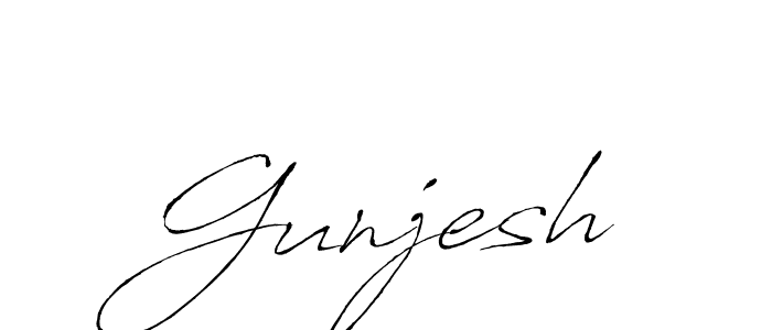 Similarly Antro_Vectra is the best handwritten signature design. Signature creator online .You can use it as an online autograph creator for name Gunjesh. Gunjesh signature style 6 images and pictures png