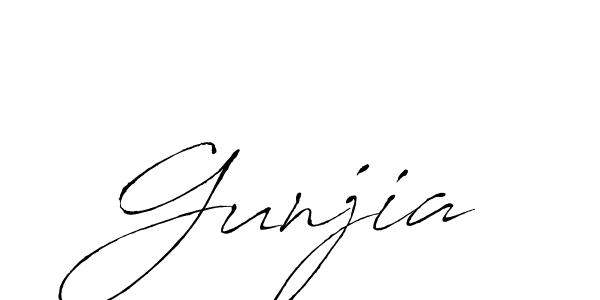 Also You can easily find your signature by using the search form. We will create Gunjia name handwritten signature images for you free of cost using Antro_Vectra sign style. Gunjia signature style 6 images and pictures png