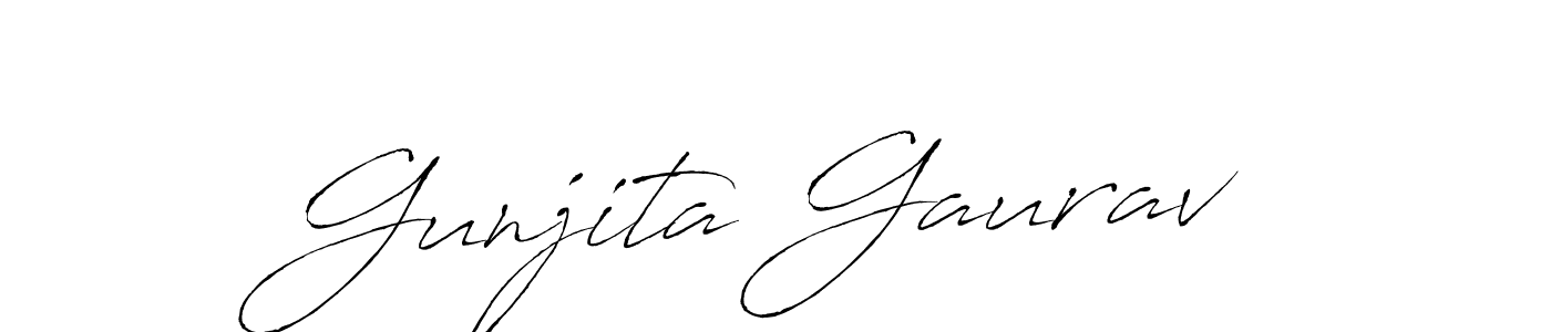 Also You can easily find your signature by using the search form. We will create Gunjita Gaurav name handwritten signature images for you free of cost using Antro_Vectra sign style. Gunjita Gaurav signature style 6 images and pictures png