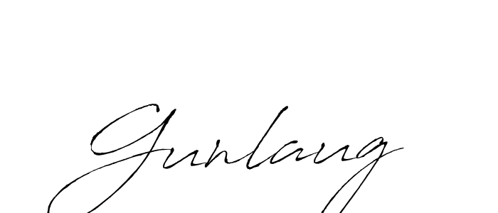 Create a beautiful signature design for name Gunlaug. With this signature (Antro_Vectra) fonts, you can make a handwritten signature for free. Gunlaug signature style 6 images and pictures png