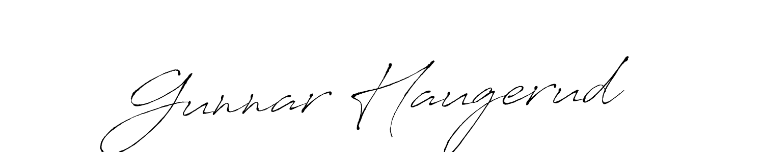 Also we have Gunnar Haugerud name is the best signature style. Create professional handwritten signature collection using Antro_Vectra autograph style. Gunnar Haugerud signature style 6 images and pictures png