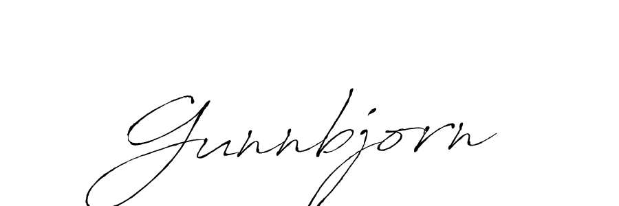 Gunnbjorn stylish signature style. Best Handwritten Sign (Antro_Vectra) for my name. Handwritten Signature Collection Ideas for my name Gunnbjorn. Gunnbjorn signature style 6 images and pictures png