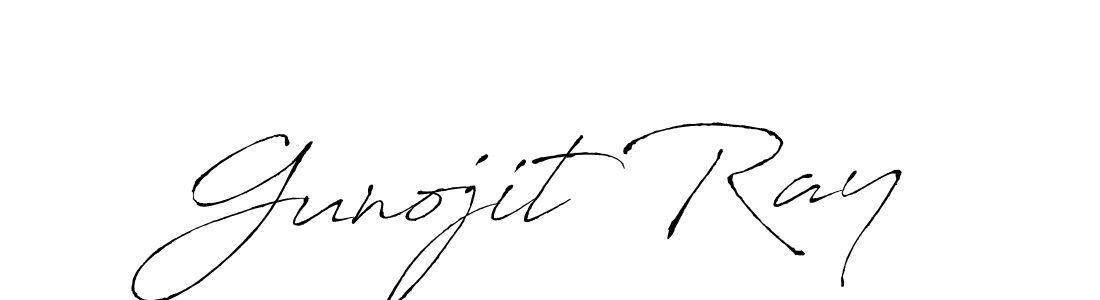 You should practise on your own different ways (Antro_Vectra) to write your name (Gunojit Ray) in signature. don't let someone else do it for you. Gunojit Ray signature style 6 images and pictures png