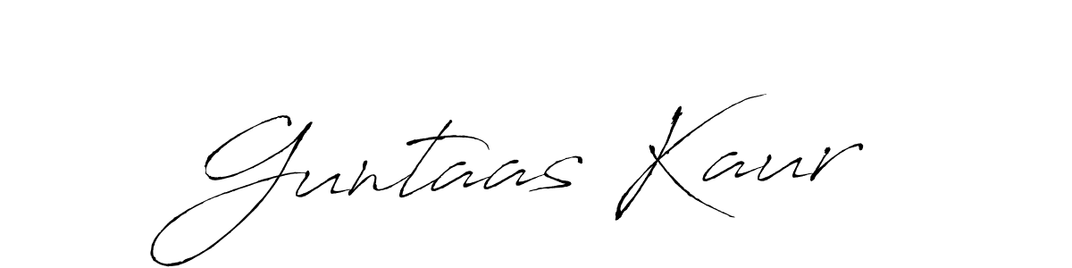 Make a beautiful signature design for name Guntaas Kaur. With this signature (Antro_Vectra) style, you can create a handwritten signature for free. Guntaas Kaur signature style 6 images and pictures png