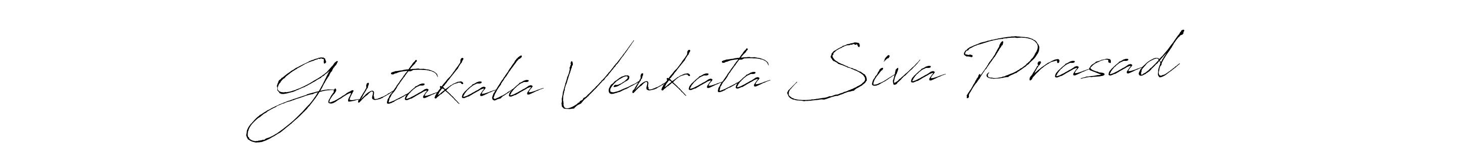 Create a beautiful signature design for name Guntakala Venkata Siva Prasad. With this signature (Antro_Vectra) fonts, you can make a handwritten signature for free. Guntakala Venkata Siva Prasad signature style 6 images and pictures png