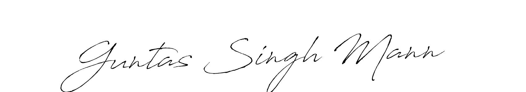 You should practise on your own different ways (Antro_Vectra) to write your name (Guntas Singh Mann) in signature. don't let someone else do it for you. Guntas Singh Mann signature style 6 images and pictures png